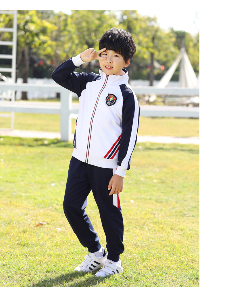 Cotton sports casual style elementary school student uniform two-piece suit D22-1901