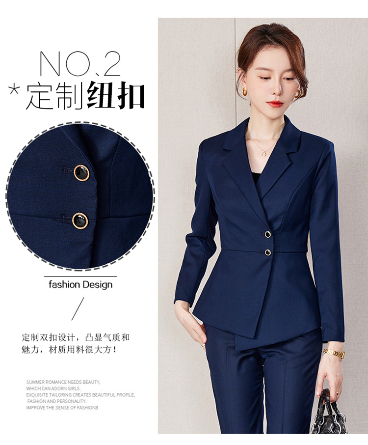 Straight slim fit business trousers 173-2058 women trousers