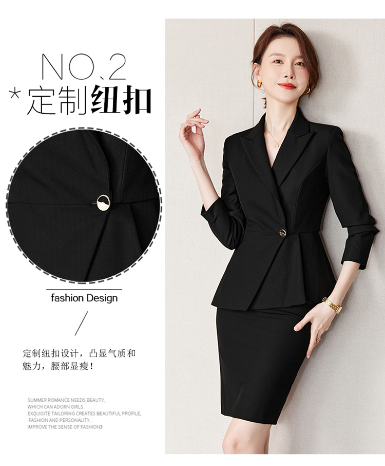 Fashionable high-end white-collar suit jacket 173-9220 women suit