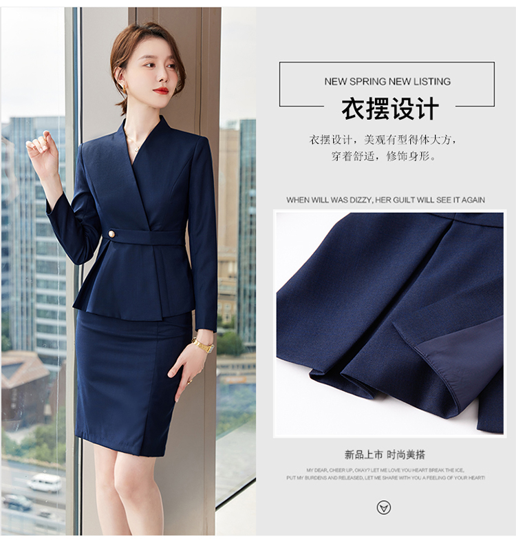 Business OL ladies professional suit jacket 173-9301 women suit