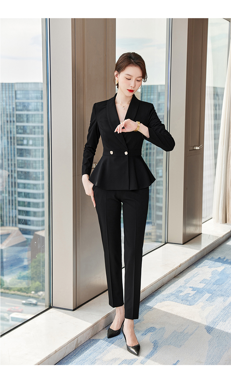 Fashionable urban ladies suit two-piece suit 173-9303 women suit