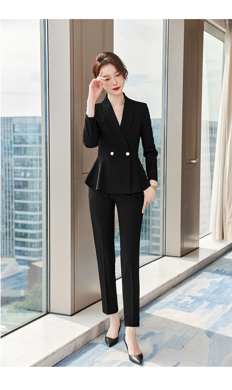 Fashionable urban ladies suit two-piece suit 173-9303 women suit