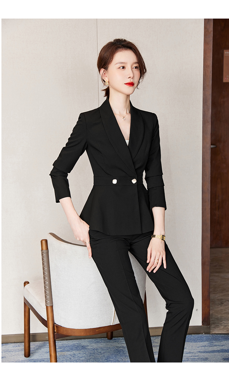 Fashionable urban ladies suit two-piece suit 173-9303 women suit