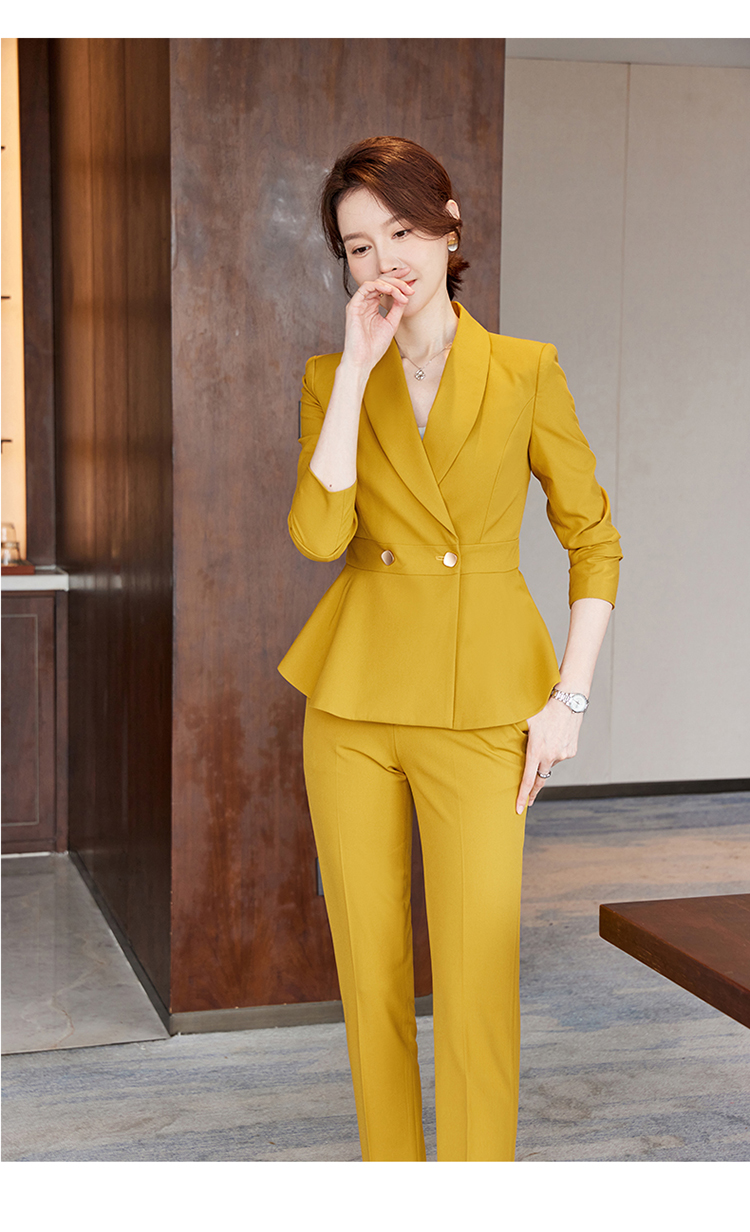 Fashionable urban ladies suit two-piece suit 173-9303 women suit