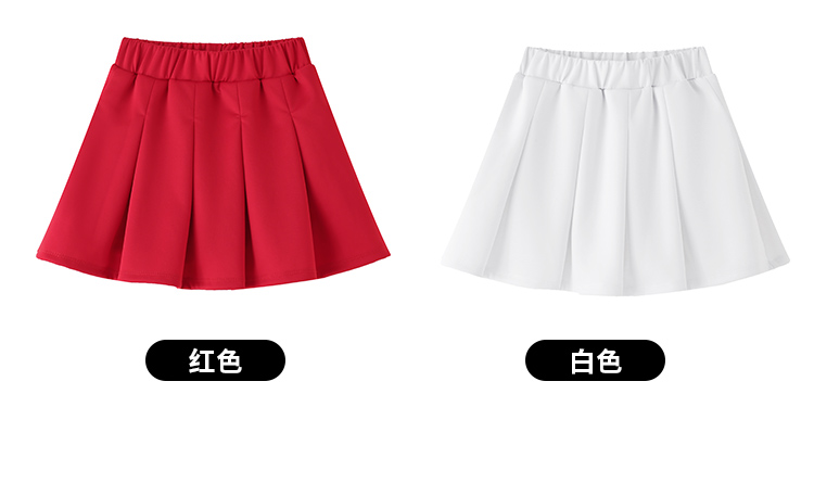 Soft and skin-friendly children skirt D03-24002