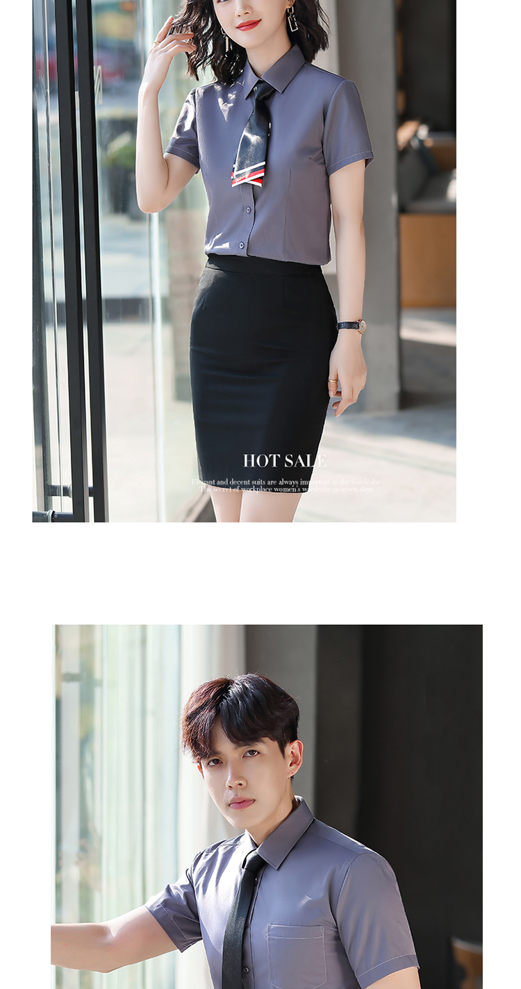 Business short-sleeved shirt for men and women DY1-ML229-206 shirt short sleeve