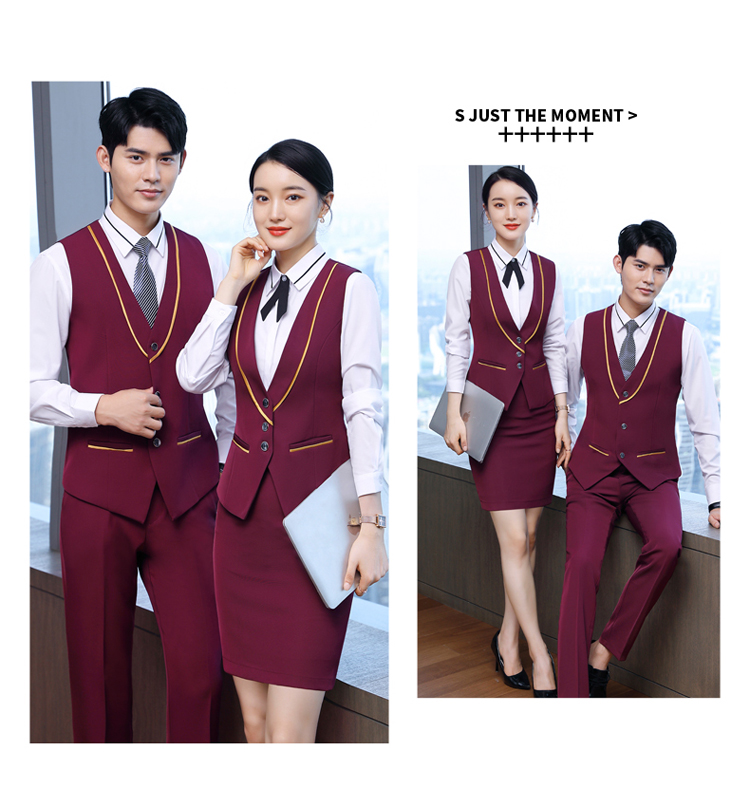 Business temperament slim fit professional wear female vest DL1-A21 vest female