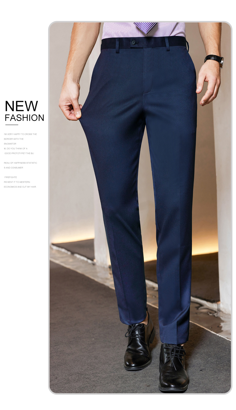 All-match business professional trousers for men 81-8902