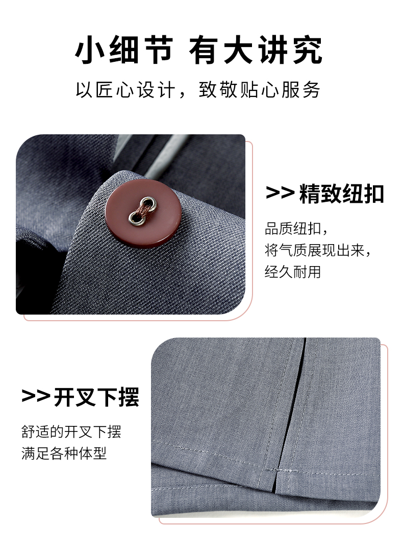 Lelis lapel high quality hotel cleaning service short-sleeved top H14-005-010 men