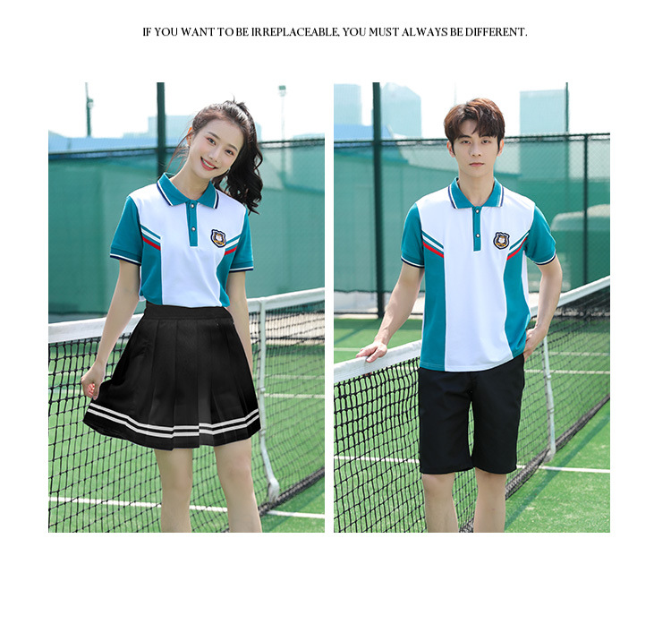 Summer middle school student uniforms class uniforms sportswear suits H18-2023-9