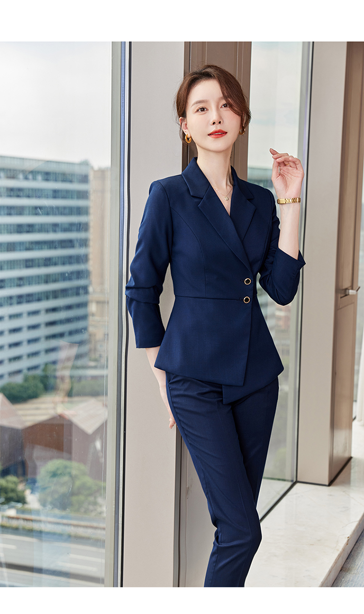 Temperament goddess long-sleeved suit two-piece suit 173-9219 women suit