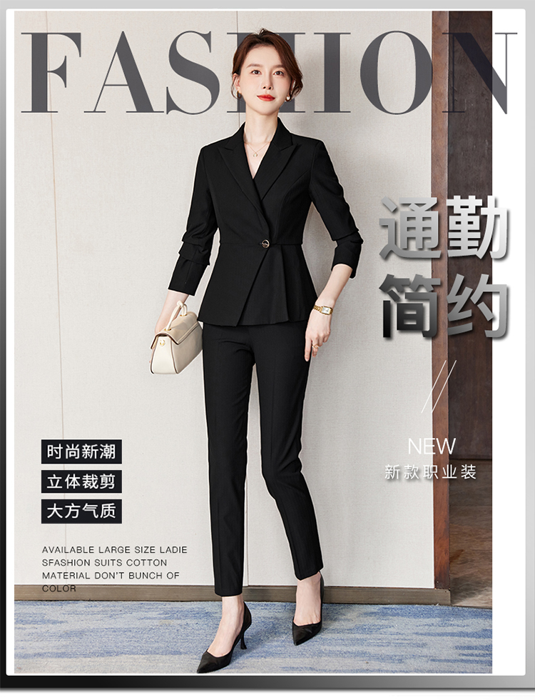 Fashionable high-end white-collar suit jacket 173-9220 women suit