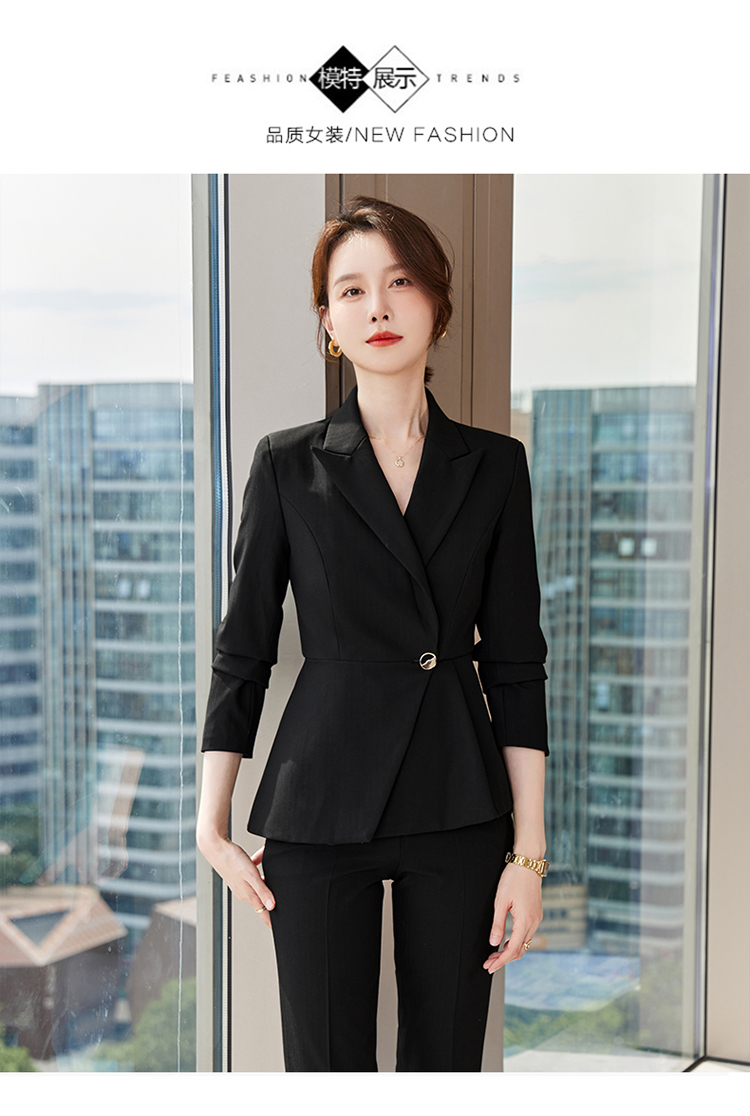 Fashionable high-end white-collar suit jacket 173-9220 women suit