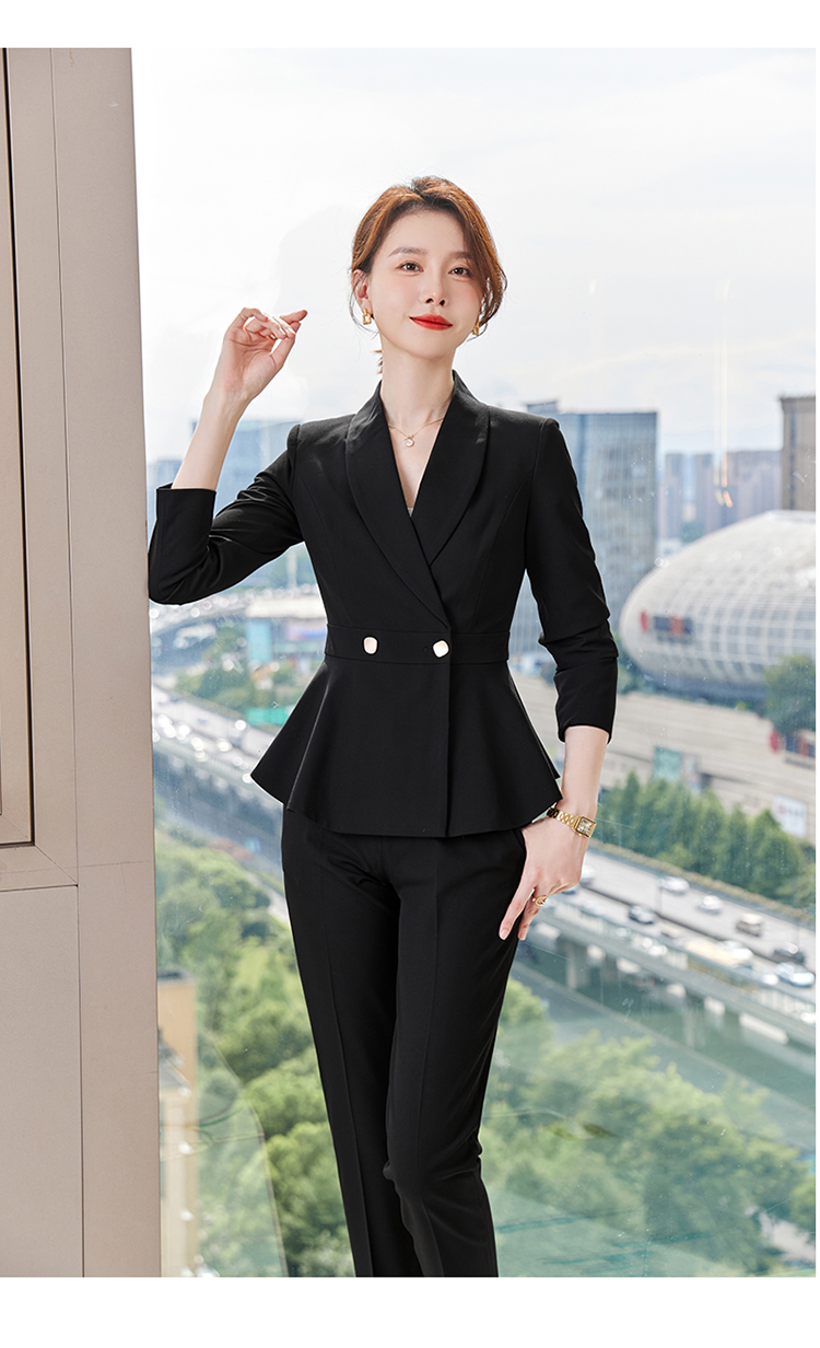 Fashionable urban ladies suit two-piece suit 173-9303 women suit