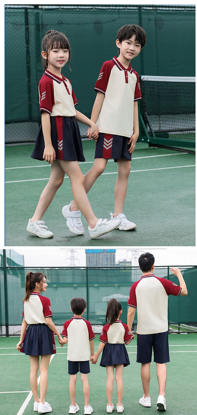 Primary and secondary school students school uniforms casual class uniforms shorts KH2-692-6666 shorts