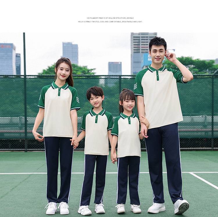 Primary and secondary school students school sports meeting class uniform school uniform short-sleeved suit KH2-692-6666 short-sleeved trousers suit