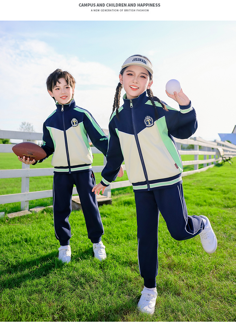 Summer elementary and middle school uniforms for children sports suits 894-2465-5