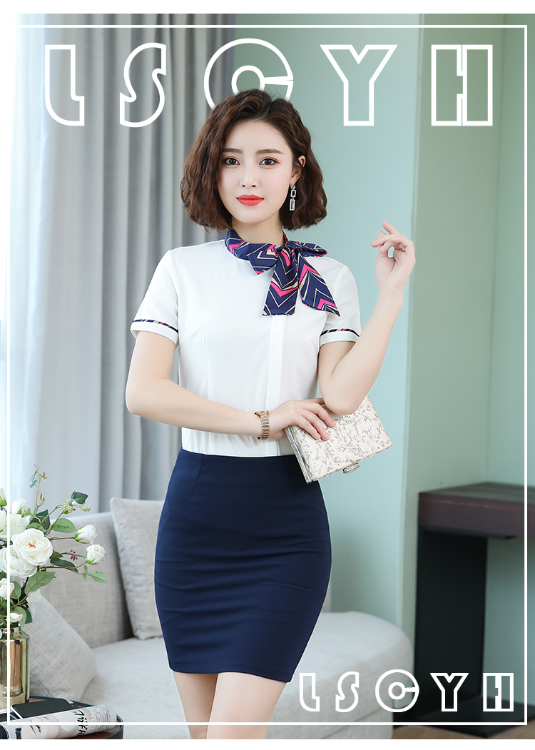 Slim Fit Short Sleeve Shirt Women DB1-193 Short Sleeve Shirt Women