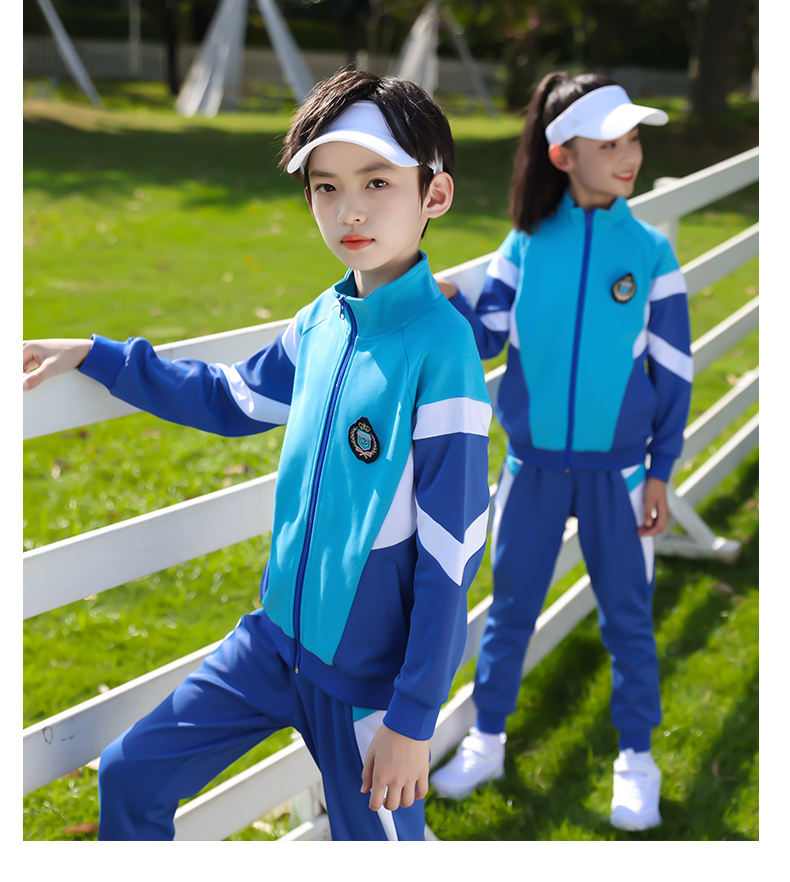 Full casual sports style primary school uniform suit D22-1953