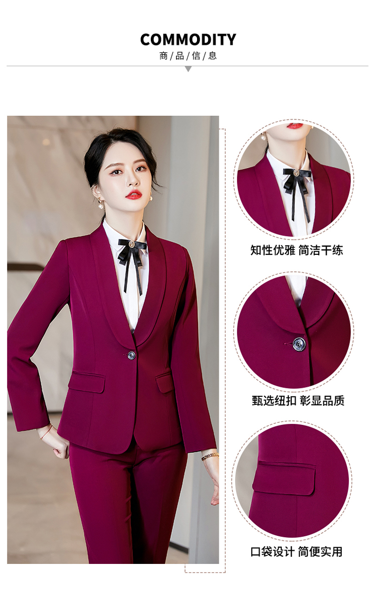 Slim fit business suit trousers for women DL1-B01 trousers for women