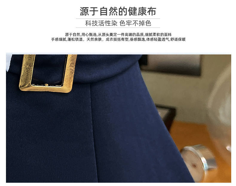 Business elegant slim short-sleeved professional suit skirt for women G25-2688