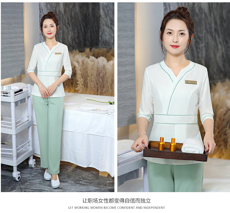 Classic temperament beauty technician suit pants two-piece suit DM2-22007 pants