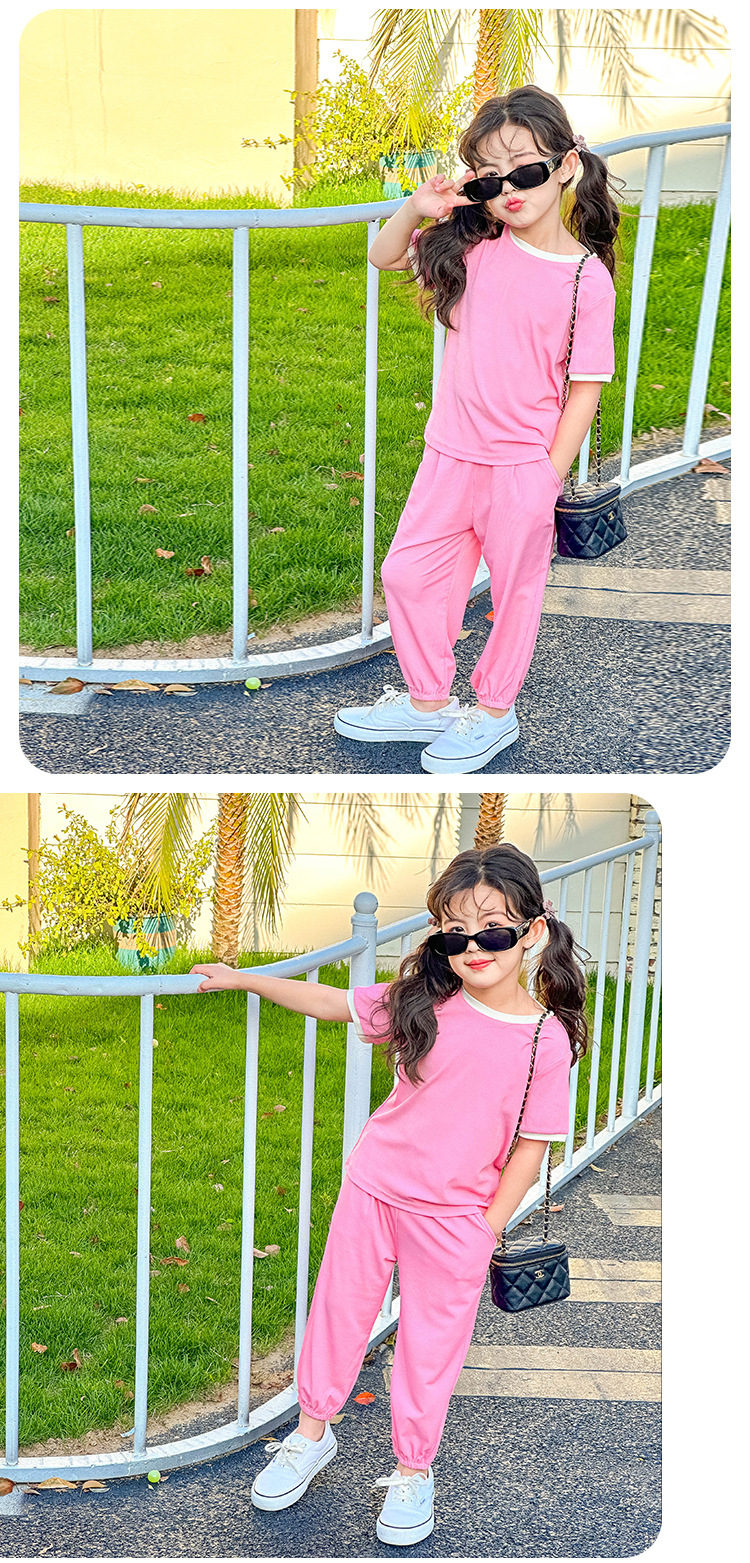 Children sun protection pit stripe anti-mosquito pants D31-pit stripe anti-mosquito pants