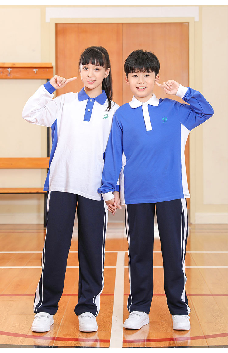 Shenzhen middle school girl short-sleeved school uniform D17-XTH2090F