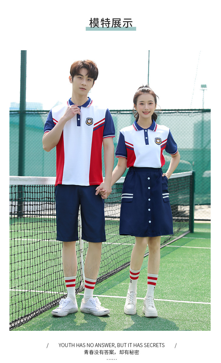 Middle school student uniform summer short-sleeved suit junior high school uniform H18-2023-3