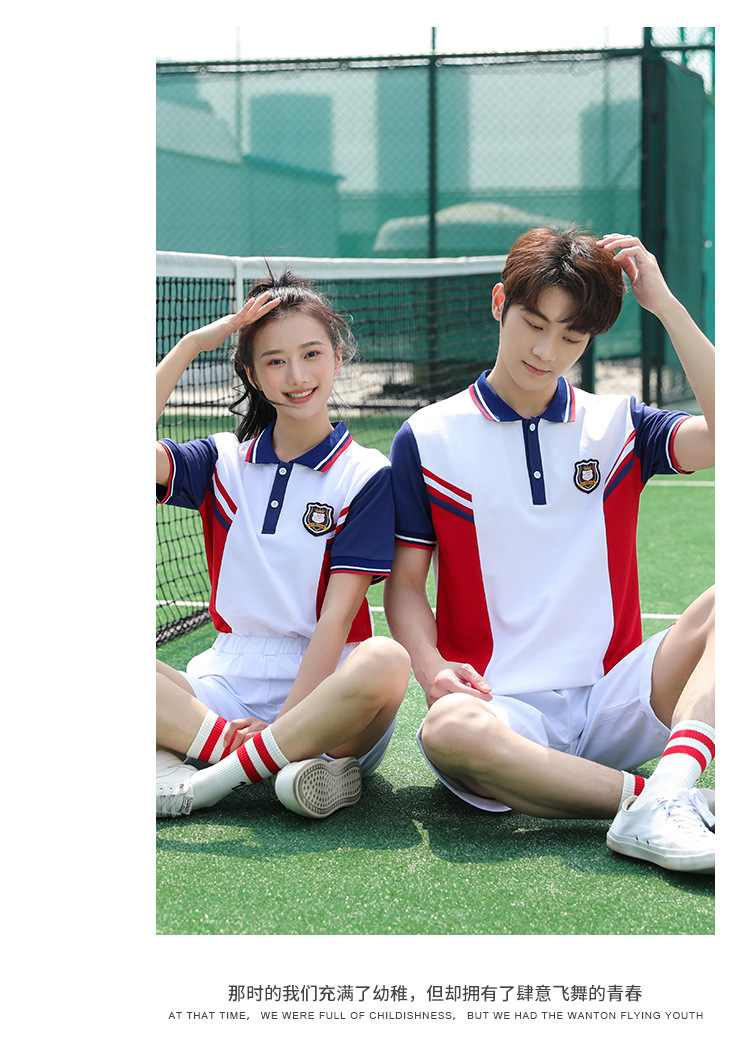 Middle school student uniform summer short-sleeved suit junior high school uniform H18-2023-3