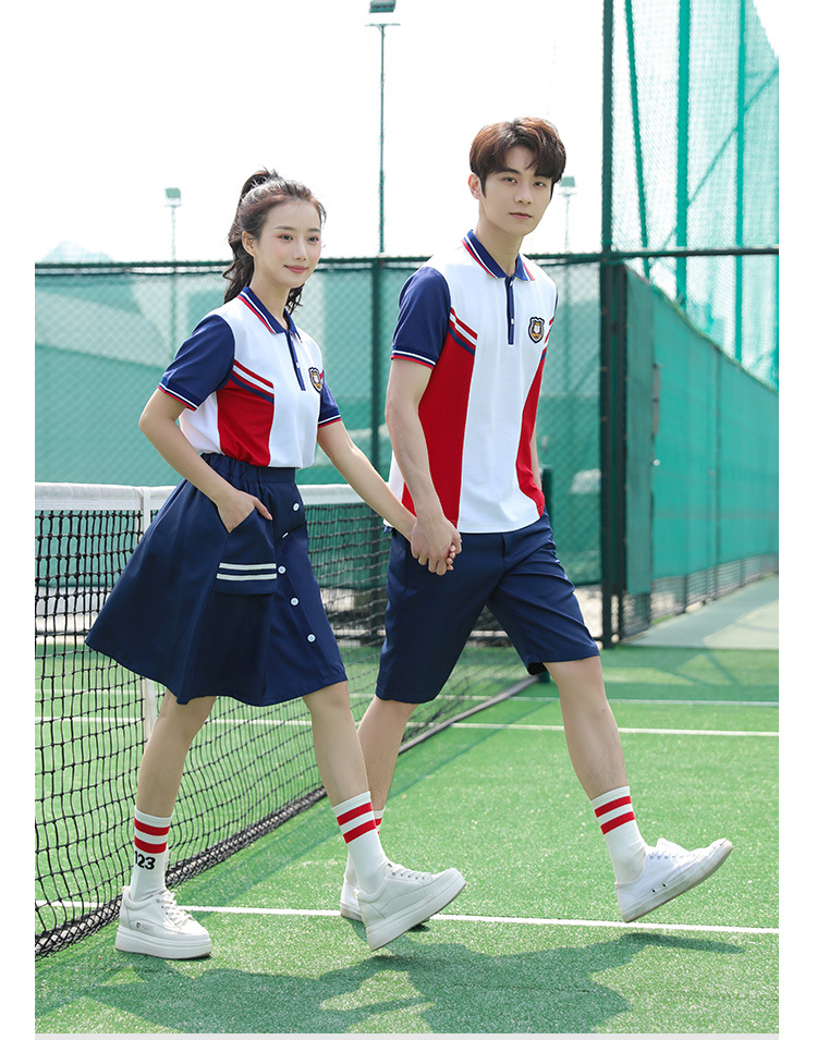 Middle school student uniform summer short-sleeved suit junior high school uniform H18-2023-3