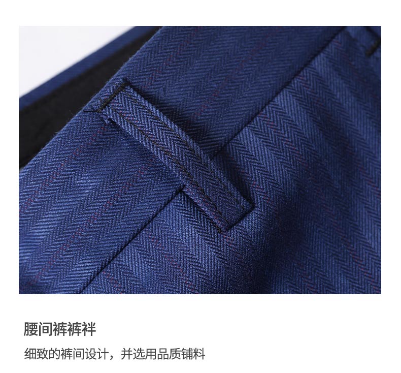 Business blue striped suit jacket for men and women DY9-3688 suit jacket