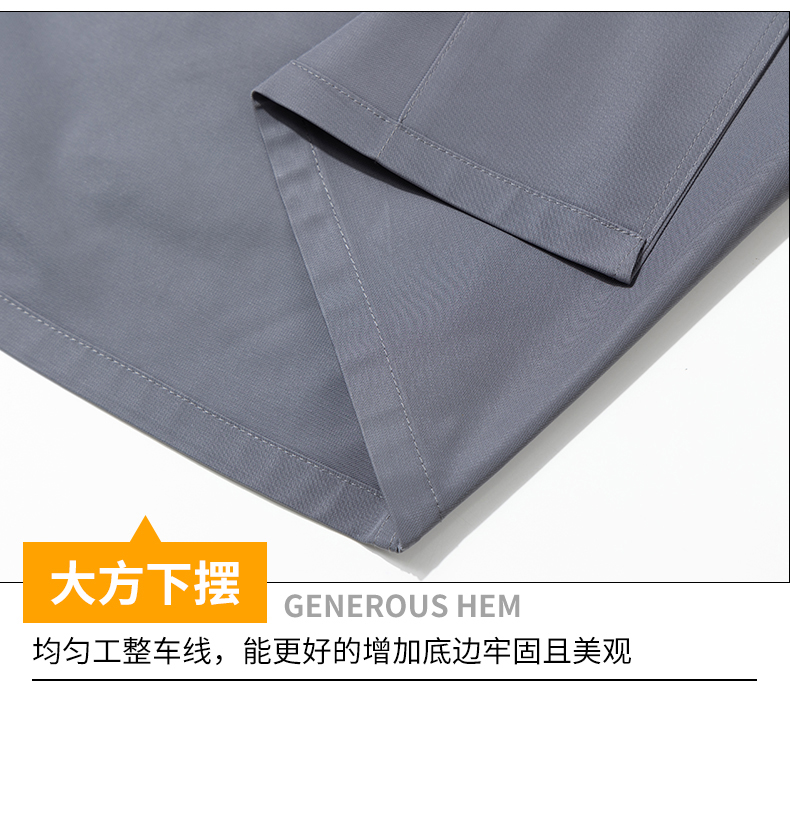 High density silk waterproof copper button western restaurant long sleeve chef uniform top H20-C23-5031