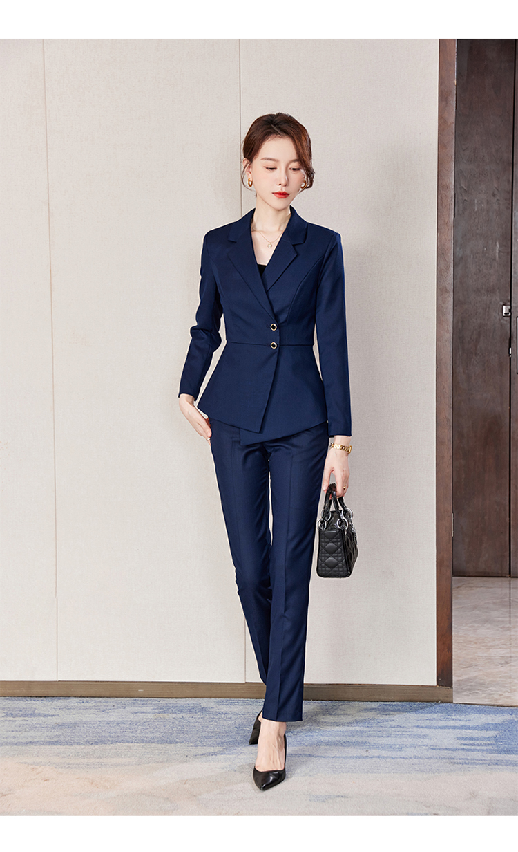 Temperament goddess long-sleeved suit two-piece suit 173-9219 women suit