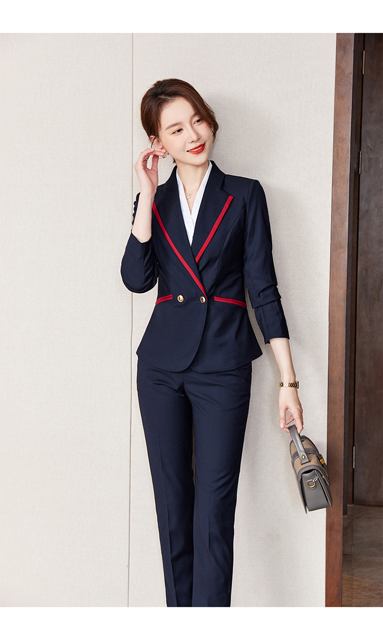 Professional stewardess uniform temperament suit jacket 173-9300 female suit