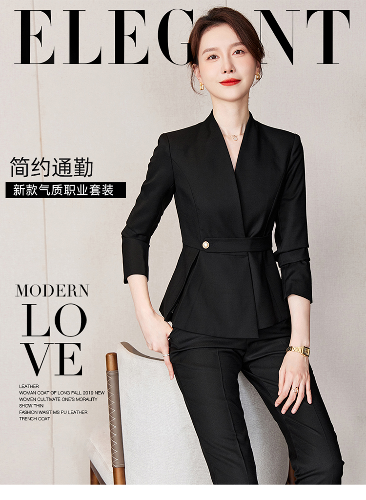 Business OL ladies professional suit jacket 173-9301 women suit