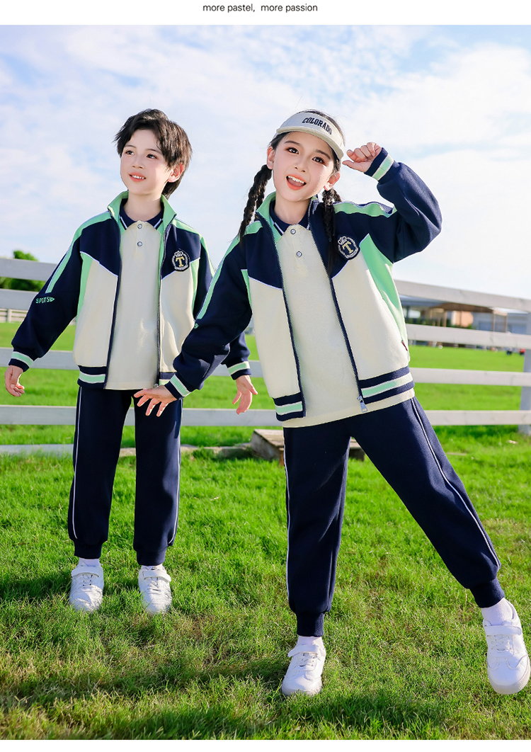 Summer elementary and middle school uniforms for children sports suits 894-2465-5