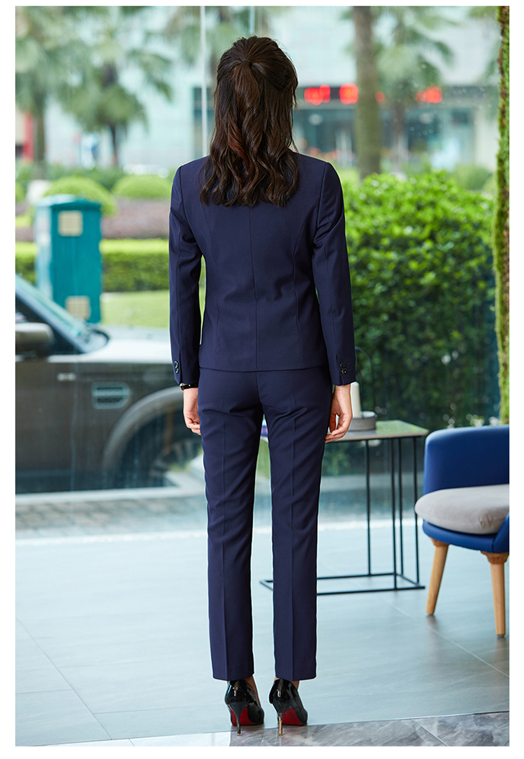 Urban white-collar business slim-fitting one-button suit for men and women 81-8838 suit