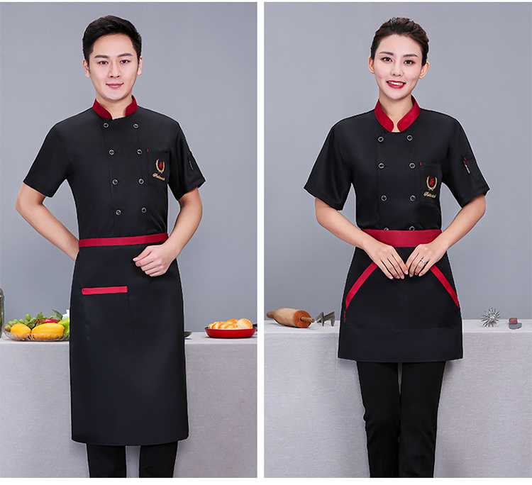 Roumienne Pocket Chef Uniform Short Sleeve Top N01-20D071-20D073