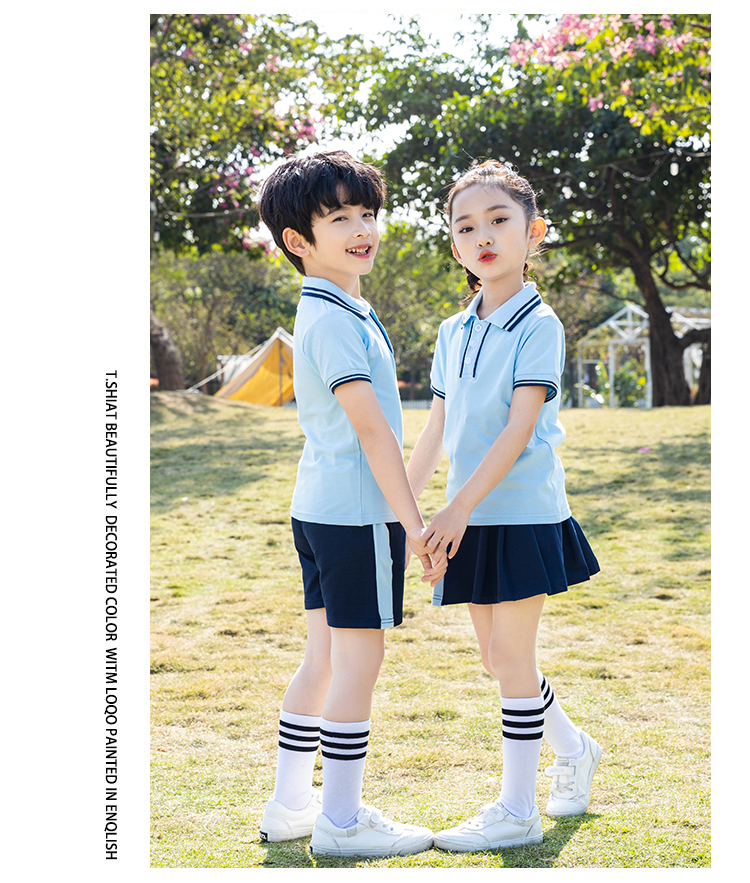 Primary and secondary school students school uniform sports style shorts general style D11-2210 shorts