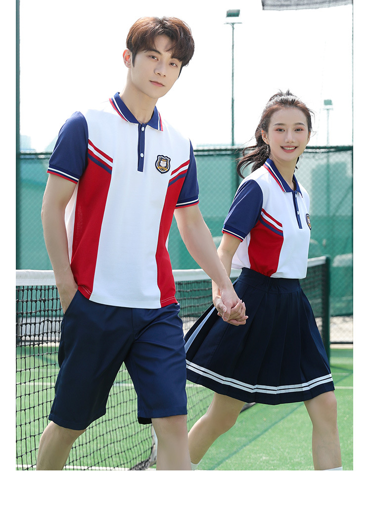 School uniform suit middle school student class uniform summer college style clothing H18-2023-1