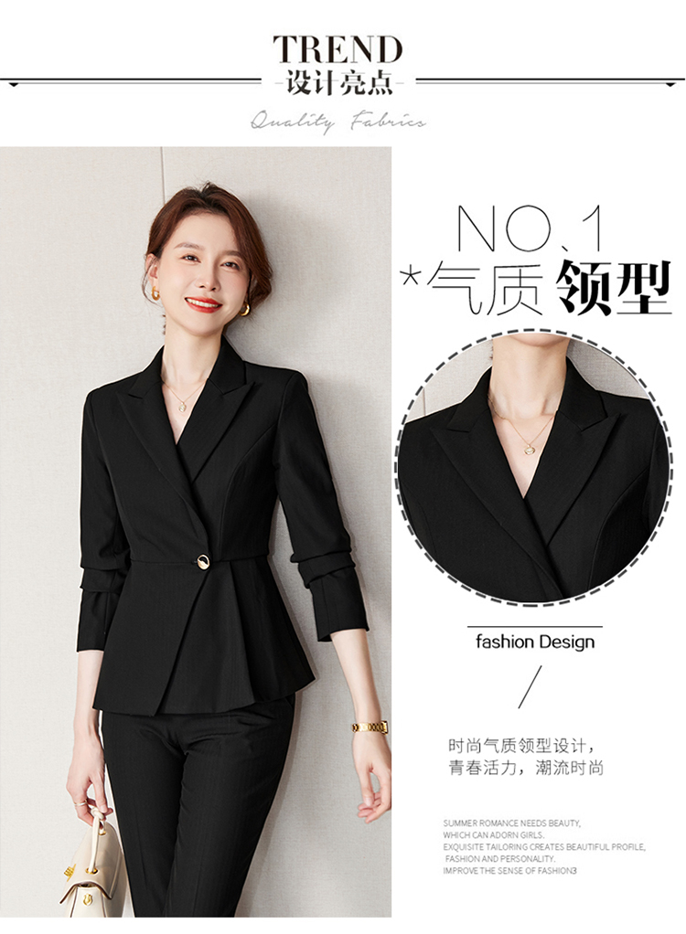 Fashionable high-end white-collar suit jacket 173-9220 women suit