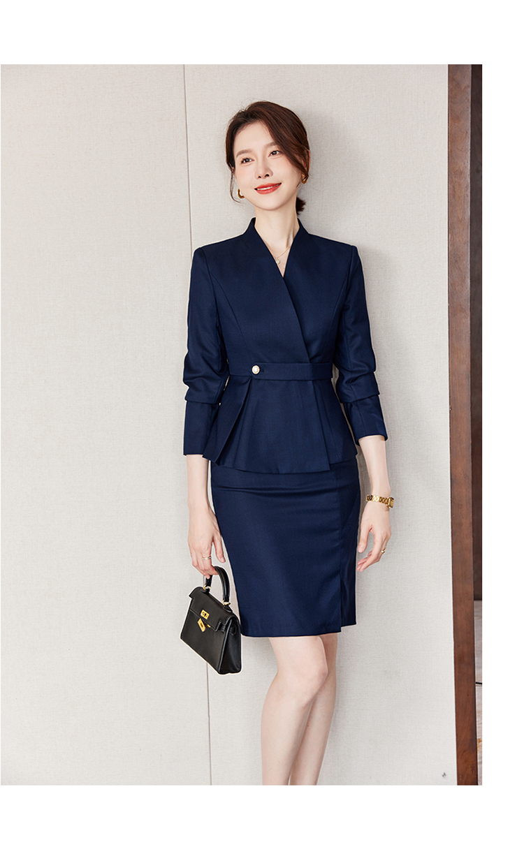 Business OL ladies professional suit two-piece suit 173-9301 female suit