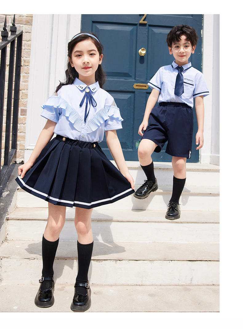 Campus primary and secondary school British style school uniform set two-piece suit 894-2203 (including bow tie)