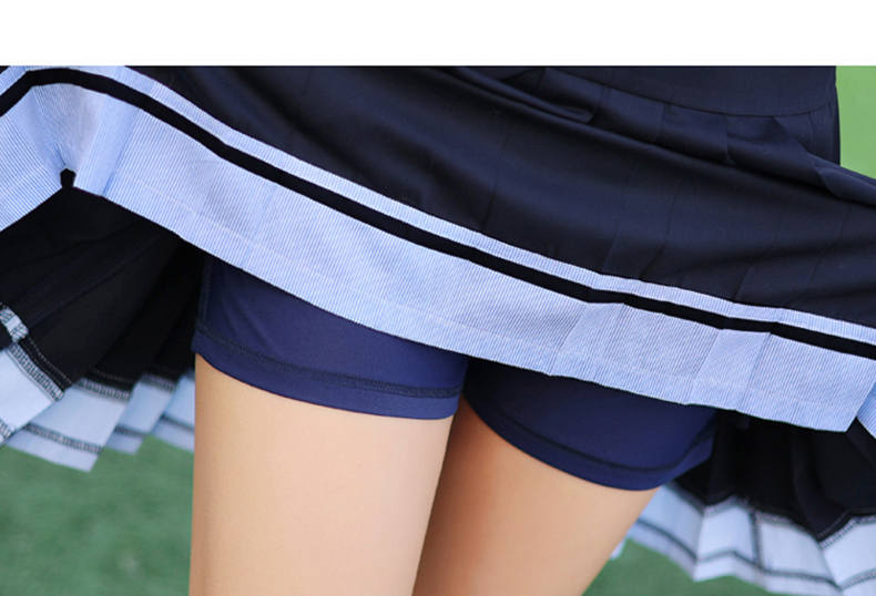 Summer college sports style middle school student short-sleeved school uniform suit two-piece suit female model H23-2608