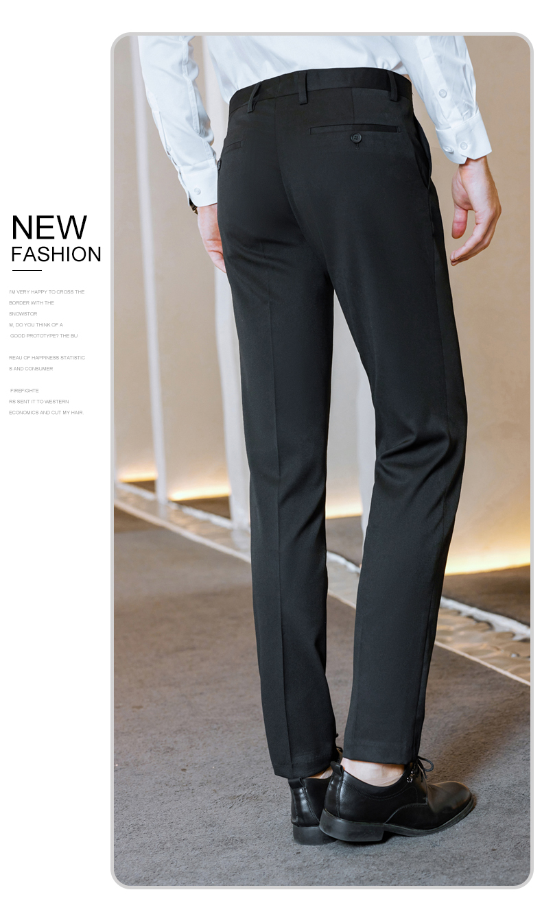 All-match business professional trousers for men 81-8902