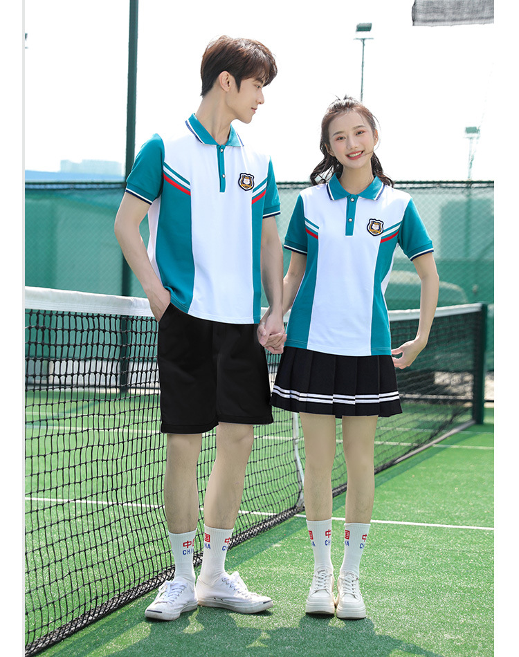 Summer middle school student uniforms class uniforms sportswear suits H18-2023-9