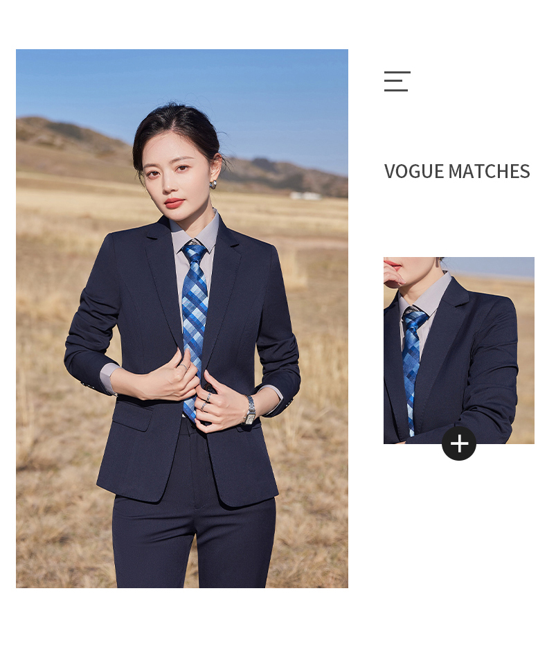 400g color spinning pearl edge business one button suit jacket 129-6380 single button jacket for women