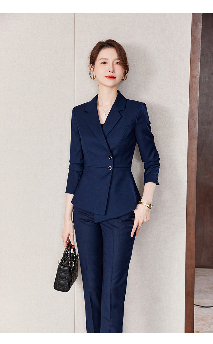 Straight slim fit business trousers 173-2058 women trousers