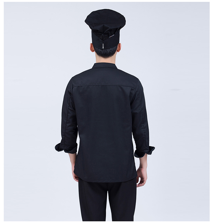 Chinese dragon embroidered long sleeve chef uniform H02-21116